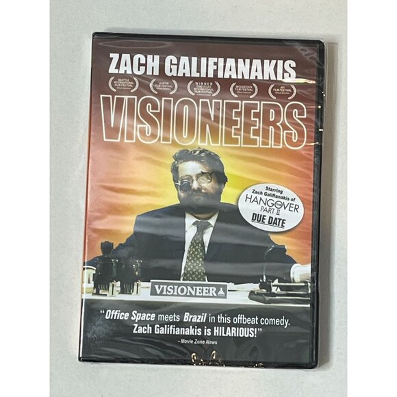 Visioneers DVD Movie Film Zach Galifianakis Judy Greer Comedy Humor Funny Video - Picture 1 of 5